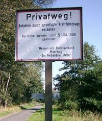 Deutschland Schild Privatweg.jpg